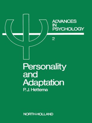 cover image of Personality and Adaptation